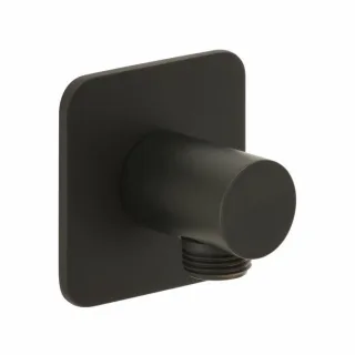 Herzbach Deep Black Brauseanschlussbogen 36.685600.1.12 schwarz matt