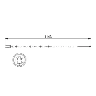 Bosch Warnkontakt f?r Bremsbel?ge BMW X1 1987473517