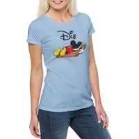 Urban Backwoods Print-Shirt Mouse Trap Damen T-Shirt Comic Mickey Fun Die Dead Maus Cartoon Punk (1-tlg) Rock Geschenk Metal Horror