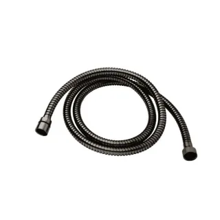 Herzbach LIVING SPA Metallflex-Brauseschlauch 125 cm 21.926300.1.40 Black Steel, 1250 mm, Metall-Agraff