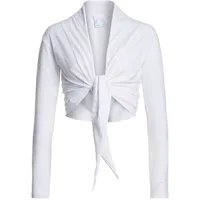 ESPARTO Yoga-Wickeljacke Wickelshirt Dhaara in Bio-Baumwolle variabel zu binden