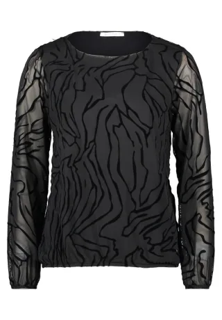 Betty & Co - Blusenshirt schwarz - Gr. - L