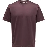 ONLY & SONS Rundhalsshirt ONSFRED RLX SS TEE Baumwolle, relaxed fit