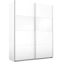 rauch Schwebetürenschrank Quadra Schrank Schlafzimmerschrank in vielen Breiten Kleiderschrank Garderobenschrank mit Glaselementen