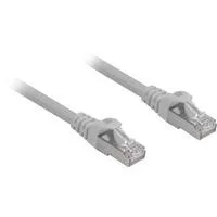 Patchkabel RJ45 Cat.6a SFTP grau, 1 Meter, LSOH (Halogenfrei)