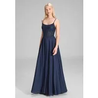 Hey Kyla Abendkleid - Chiffonkleid mit besticktem Top Taillierter Schnitt mit ausgestelltem Rockteil