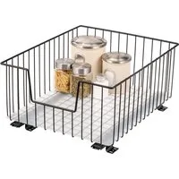 bremermann Teleskopauszug Schrank-Korbauszug 40 cm Breite, mit Einlegeboden