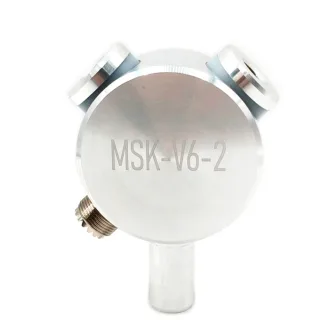 Portable MSK-V6-2 Vertical Antenna Balun Base 7-30MHz SWR ≤1.5 M10 SO239 Connector for Multi-Band Communication