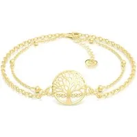 SERASAR Armband Armband aus Sterlingsilber [Life] (Classic, elegant, casual, 1-tlg), Women's Life bracelet in 925 sterling silver with 18k gold plating