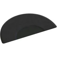 Barberpub Antirutschmatte BarberPub Anti-Ermüdungsmatte für Friseure Barbershop M122 (Schwarz), ergonomisch, mattschwarz, aus PU und PVC