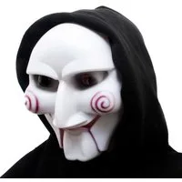 Goods+Gadgets Verkleidungsmaske Halloween Grusel Jig-Saw Horror Maske, Kostüm Party Verkleidung Halloween