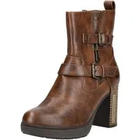 Mustang Shoes Mustang Shoes Stiefelette Lederimitat/Textil High-Heel-Stiefelette
