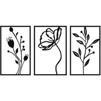 Wallity Wanddekoobjekt 100% METAL (Thickness: 1,2mm), 70 x 39 cm Z1241