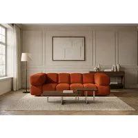 Kaiser Möbel Sofa 3-Sitzer für Wohnzimmer, Stoff Sonic 3D, AVERRO, Bubble-Design, Designer Sofa, Premiumstoff Sonic 3D, Abgerundete Form