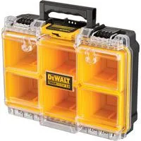 TOUGHSYSTEM 2.0 Halbformat Organizer, tief, Werkzeugkiste gelb