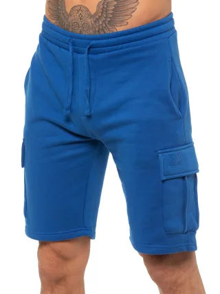 Enzo | Herren Cargo Shorts - Blau
