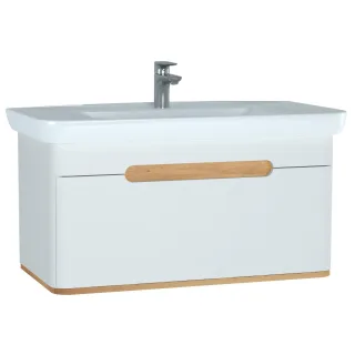 Vitra Sento Set 98 cm, 1 Lade, Weiß Matt, 60814 60814