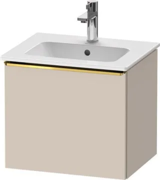 Duravit D-Neo Waschtischunterbau wandhängend Taupe Matt 510x402x440 mm - DE4260034910000 DE4260034910000