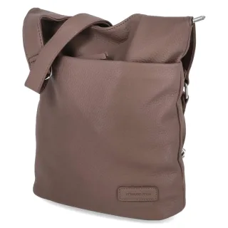 Fräulein Frida Schultertasche - Gr.  - Taupe - Synthetik