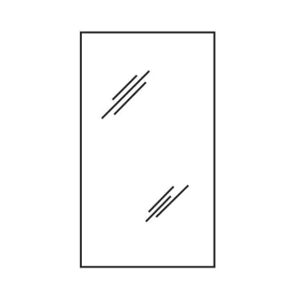 Pelipal Serie 25 Pelipal Spiegelschrank SEAES3060, B:600, H:703, T:170mm SEAES3060