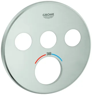 Grohe Rosette 49035 für SmartControl UP-THM rund mit 3 ASV supersteel, 49035DC0 49035DC0