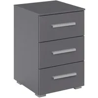 OTTO home Nachtkommode Nachttisch Nachtschrank Schubladen Sideboard Schubladenkommode KOLUNA (Breite 40 cm mit moderner Dekorfront), mit 3 geräumigen Schubladen für viel Stauraum MADE IN GERMANY