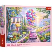Trefl Puzzle Trefl, Romantische Fahrt, 1000 Teile Puzzle, 1000 Puzzleteile