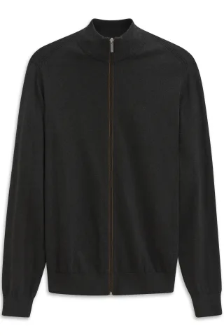 bugatti - Herren Strickjacke dunkelgrau - Gr. - M