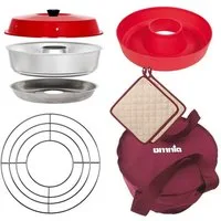 Omnia Dampfgartopf, Kit 1 Camping Backofen Set, 5 tlg.