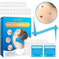 ALIVER Warzen-Behandlungsstift Entferner Anti Stielwarze Warzenentferner Skin Tag Removal Set 2in1, 1-tlg., Hautanhängsels Entferner, 2-IN-1 SKIN TAG REMOVAL KIT, Aliver