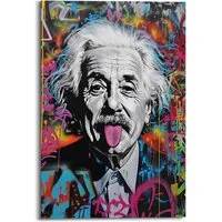 Reinders! Deco-Panel Graffiti Einstein, Hobbyraum - Mehrfarbig - MDF - Street Art - 60x90 cm