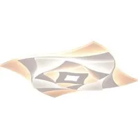 TRIO Leuchten LED Deckenleuchte AKITA Wand- oder Deckenlampe mit Fernbedienung dimmbar Memoryfunktion, CCT - über Fernbedienung, Dimmfunktion, Memoryfunktion, LED fest integriert, Farbwechsler, warmweiß - kaltweiß, Lichtfarbe einstellbar, dimmbar übe