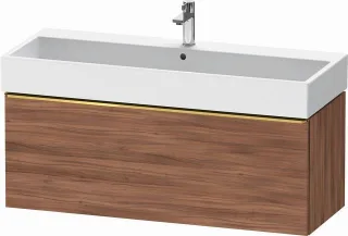 Duravit D-Neo Waschtischunterbau wandhängend Nussbaum Matt 1184x442x440 mm - DE4275034790000 DE4275034790000