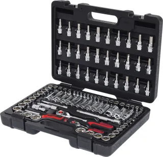 KS Tools 1/4"+3/8" CHROMEplus Steckschlüssel-Satz, 99-tlg - 918.0699