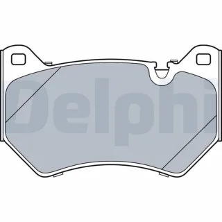Delphi Bremsbel?ge vorne Audi Q5 2,0 LP3529