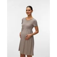 Mamalicious Jerseykleid MLMIA SS JRS ABK SKATER DRESS NOOS Baumwollmischung, regular fit