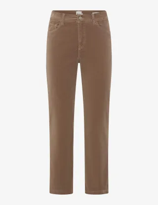 Brax Damen Five-Pocket-Hose Style MAY S LIGHT WALNUT, Beige, Gr. 36L