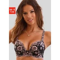 LASCANA Push-up-BH Wanda mit Bügel, mit schöner Stickereispitze, Dessous
