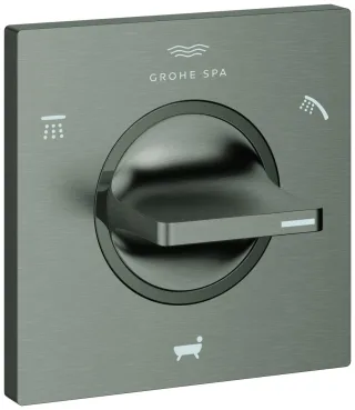 GROHE 3-Wege-Umstellung Allure 19590_1 FMS für 29033 hard graphite gebürstet, 19590AL1 19590AL1