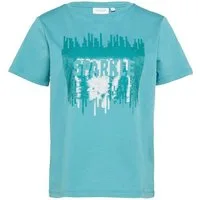 comma T-Shirt Pailletten Rundhals-Ausschnitt, kurzarm, Regular Fit