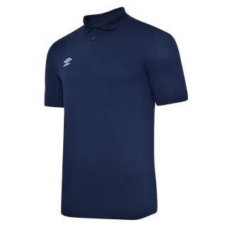 Umbro Herren Essential Polo Shirt (Dunkelmarine/Weiß)