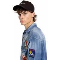 Dsquared2 Baseball Cap Mini Logo Icon Kappe Mütze Cap Basebalkappe Destroyed-Details für einen authentischen Used-Look