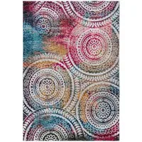 Mazovia Designteppich Modern Teppich für Wohnzimmer, Schlafzimmer, Esszimmer, 80 x 150 cm, Kurflor, Waschbar in Waschmaschine, Höhe 5 mm, Rutschfest