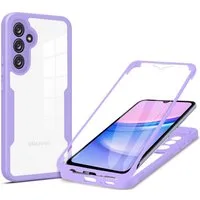 betterfon Handyhülle für Samsung A15 2-teiliges 360° TPU Schutzcase, Vollschutz Case mit integriertem Displayschutz und klarer Sicht