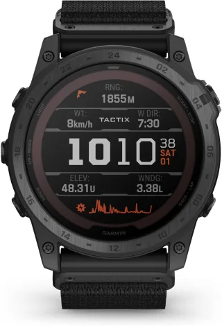 Garmin tactix 7 Pro Ballistics Edition [inkl. Silikonarmband schwarz] 51mm Titangehäuse schwarz