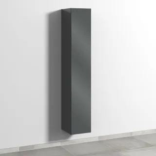 Sanipa 3way Hochschrank mit 1 Tür, Anthrazit-Glanz SF10779