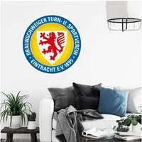 Eintracht Braunschweig Wandtattoo Fußball Wandsticker Eintracht Braunschweig E.V 1895 Löwenstadt, Wandbild selbstklebend, entfernbar