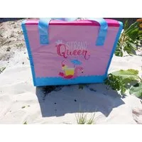 La Vida Geschenk für Dich Kühltasche Strand Queen Strandtasche in rosa pink mit Flamingo, perfekter Begleiter für Strand, Picknick und Camping