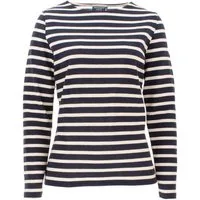 Saint James Langarmshirt 4135 Shirt Meridame II mit Streifen aus Baumwolle