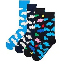 Happy Socks Kurzsocken Unisex Socken 4er Pack Baumwolle (Packung, 4er Pack)
